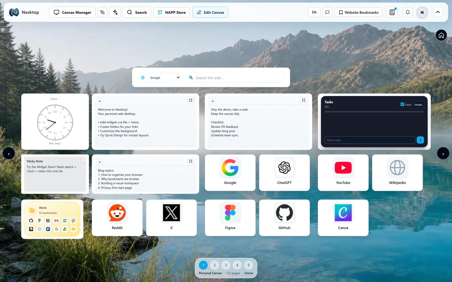 One workspace, shaped for every screen. — laptop